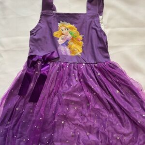 6/ $30 sale) Nwot Silk boutique princess dress with sparkle tulle bottom